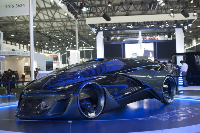 雪佛兰携旗下代表未来汽车发展方向的概念车CHEVROLET-FNR亮相CES Asia