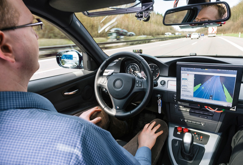 Bosch-autonomous-car-demonstrator-interior