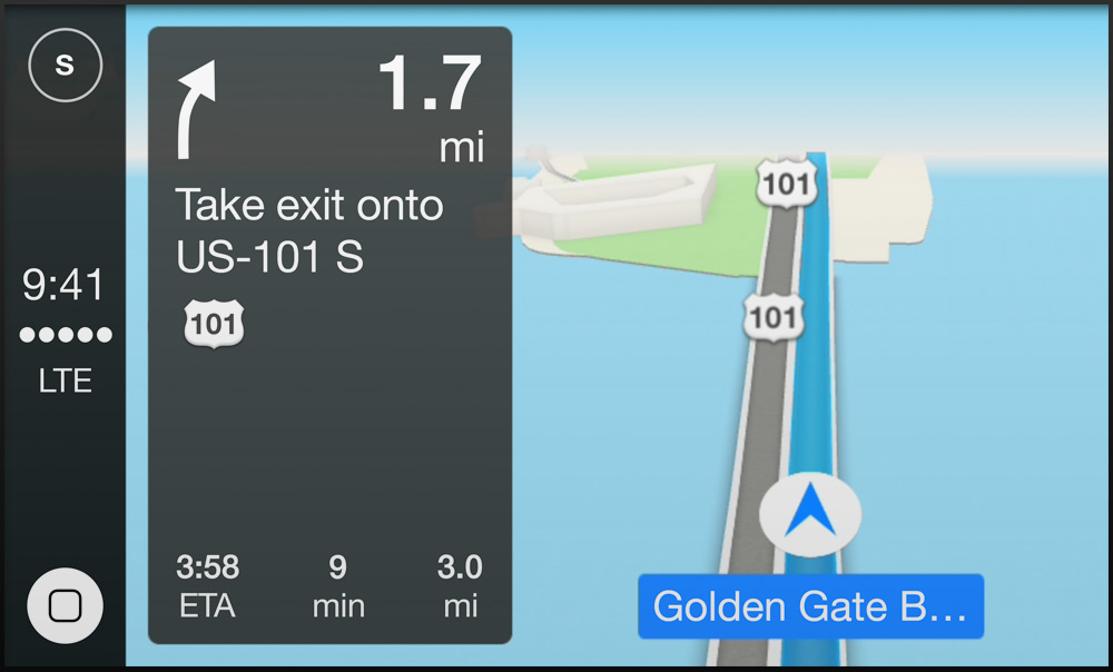 Apple-CarPlay-map